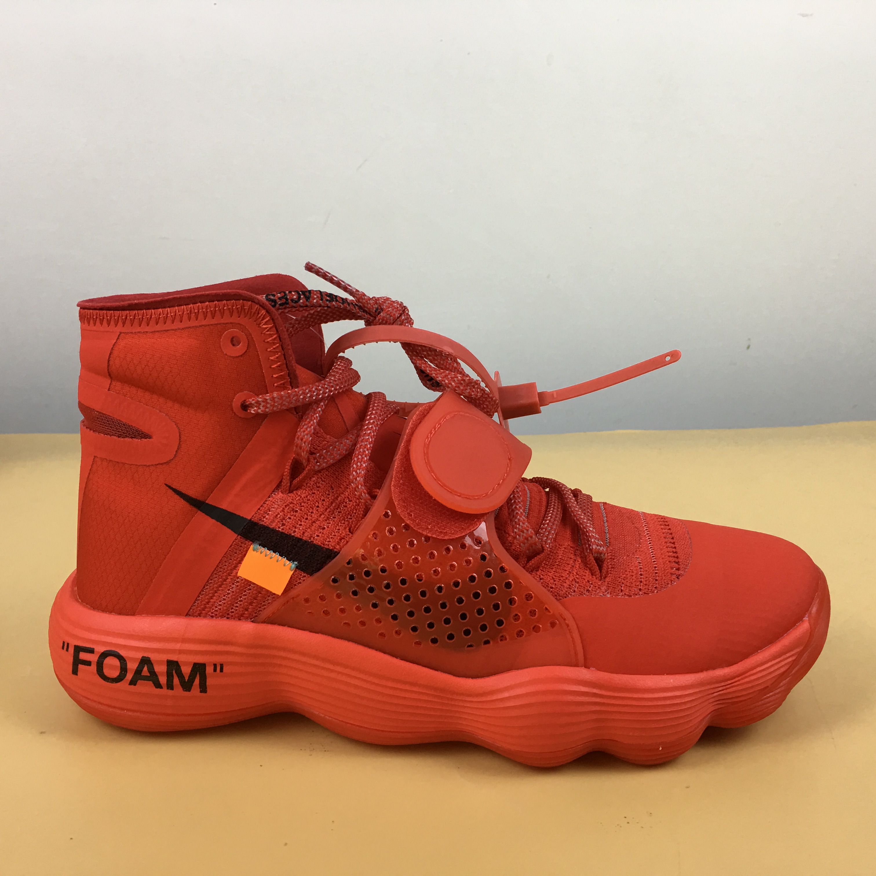 Nike Hyperdunk x 2017 OFF-WHITE All Red Shoes